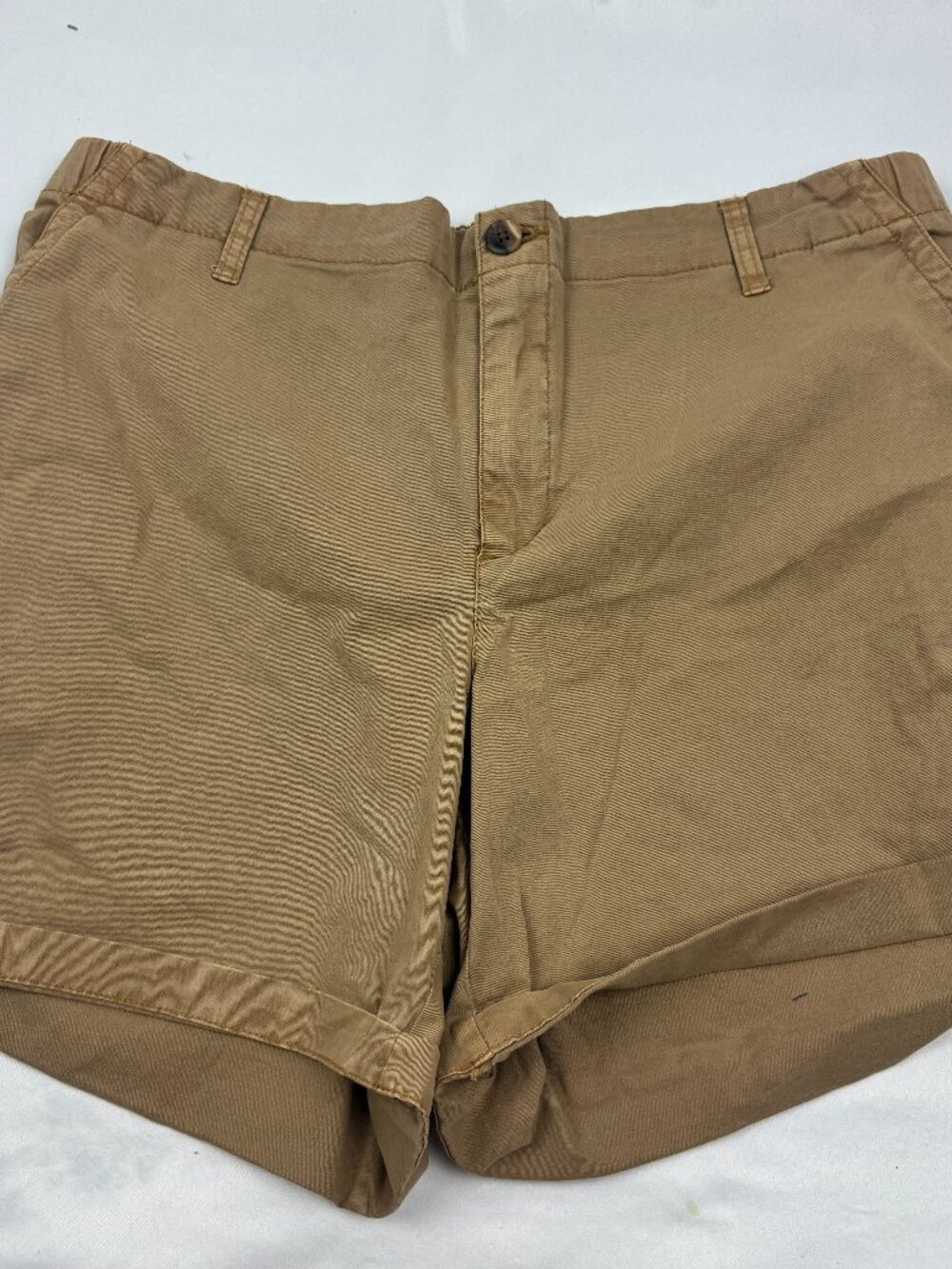 OLD NAVY Size XL High Rise OG Chino Tan Patch Pocket 5" Shorts NWT